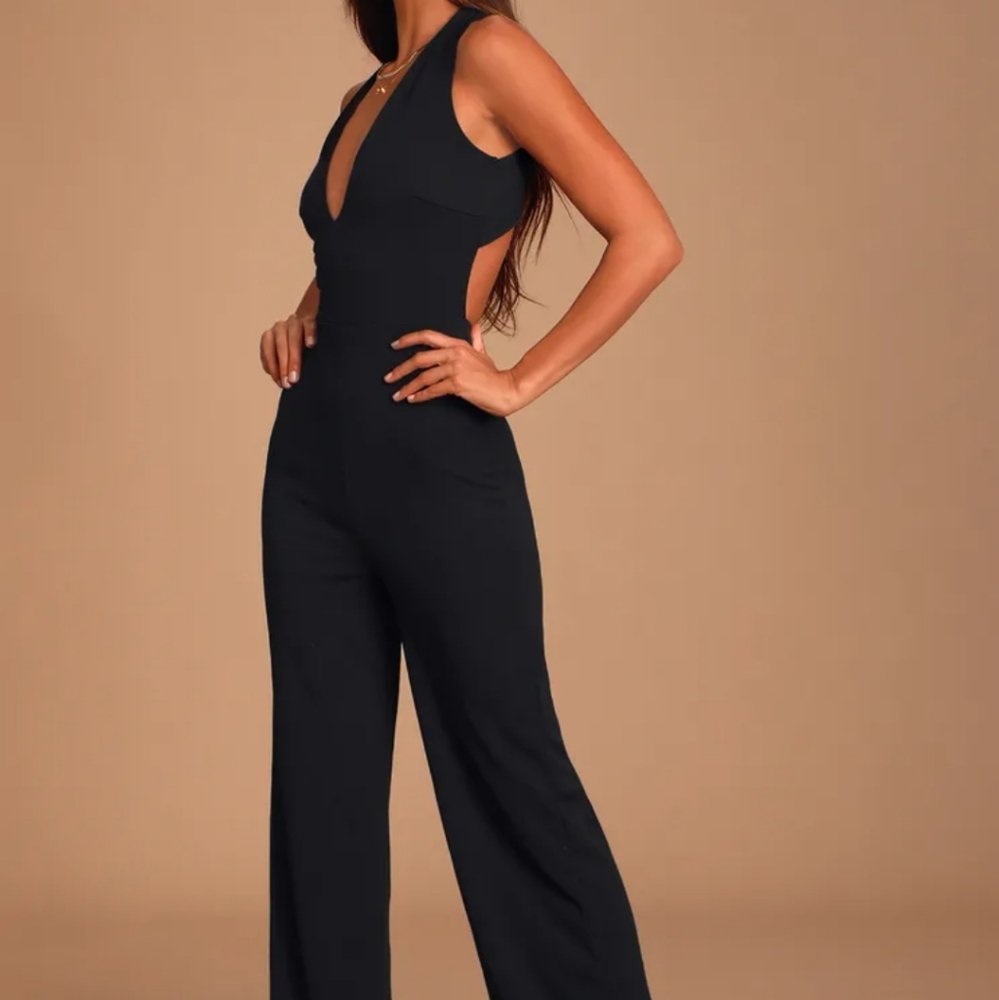 Black LULU Jumpsuit in Large